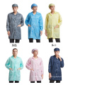 Blue Color Washable Antistat Uniform Cleanroom Clothing Dust Free ESD Ceanroom Coat